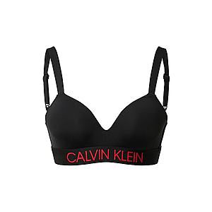 Calvin Klein Swimwear Bikinový top 'DEMI' čierna / svetločervená vyobraziť