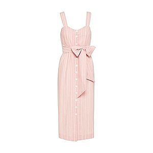 EDITED Letné šaty 'Mika' ružová / rosé / biela vyobraziť
