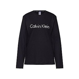 Calvin Klein Underwear Tričko 'L/S CREW NECK' biela / čierna vyobraziť