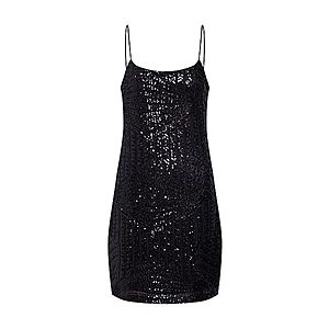 ONLY Šaty 'onlKASTELLO SEQUINS SINGLET DRESS WVN' čierna / strieborná vyobraziť