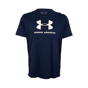 UNDER ARMOUR Funkčné tričko biela / námornícka modrá vyobraziť