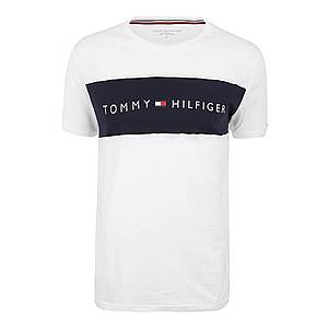 Tommy Hilfiger Underwear Krátke pyžamo čierna / biela vyobraziť