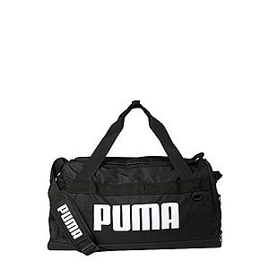 PUMA Športová taška 'Challenger Duffel' biela / čierna vyobraziť