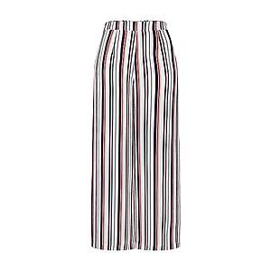 Parallel Lines Nohavice 'Side Line Pants' zmiešané farby / biela vyobraziť