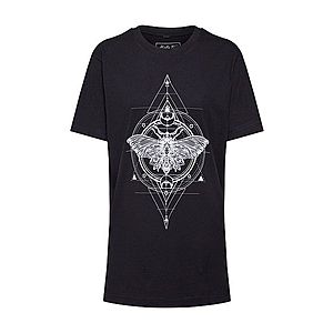 Merchcode Tričko 'Ladies Moth' čierna / zmiešané farby vyobraziť