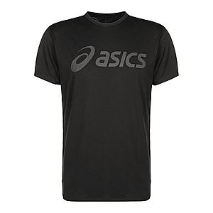 ASICS Funkčné tričko sivá / čierna vyobraziť