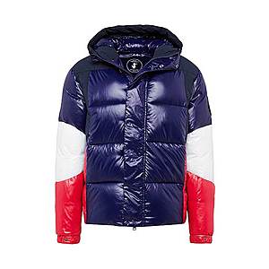 SAVE THE DUCK Zimná bunda 'GIUBBOTTO CAPPUCCIO' tmavomodrá / červené / biela vyobraziť