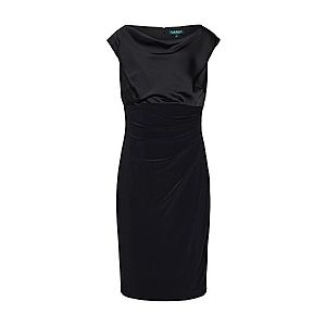 Lauren Ralph Lauren Šaty 'chelley-cap sleeve-day dress' čierna vyobraziť