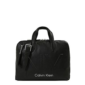 Calvin Klein Taška na notebook 'NY SHAPED LAPTOP BAG' čierna vyobraziť