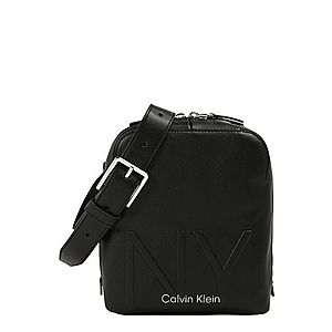 Calvin Klein Taška cez rameno 'NY SHAPED CVRTBL MINI REPORTER' čierna vyobraziť