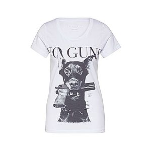 EINSTEIN & NEWTON Tričko 'Gun Dog T-Shirt' čierna / biela vyobraziť