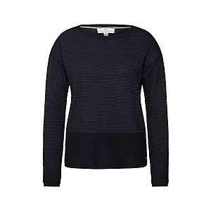 ESPRIT Sveter 'OCS sweater ott' čierna / tmavosivá vyobraziť