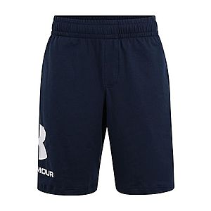 UNDER ARMOUR Športové nohavice 'SPORTSTYLE COTTON GRAPHIC SHORT' modré vyobraziť