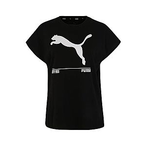 PUMA Funkčné tričko 'Nu-tility Tee' biela / čierna vyobraziť