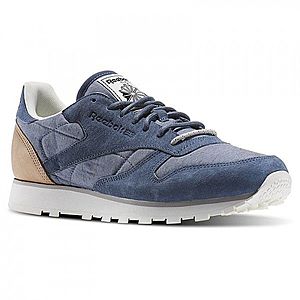 Reebok CL Leather Fleck modrá EUR 42, 5 vyobraziť