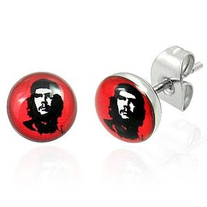 Oceľové náušnice Che Guevara 7 mm W23.10 vyobraziť