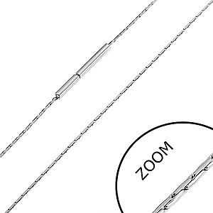 Oceľová retiazka z tenkých paličiek, 0, 8 mm Y39.12 vyobraziť