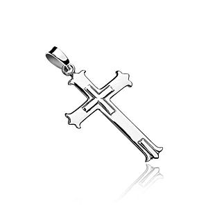 Prívesok zo striebra 925 - kríž s členitými cípmi Z6.18 vyobraziť