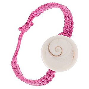 Ružový pletenec s okrúhlou imitáciou lastúry S11.03 vyobraziť