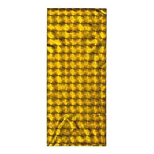Lesklý celofánový sáčok na darček, zlatý odtieň, ligotavé štvorčeky TY21 vyobraziť