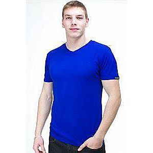 ﻿Hoodboyz Basic V-neck T-shirt Blue - XL / modrá vyobraziť