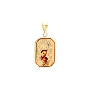 Medailón Panny Márie s dieťaťom vyobraziť