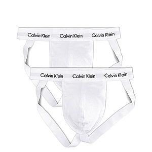CALVIN KLEIN - 2PACK biele jock straps z organickej bavlny-XL (101-106 cm) vyobraziť