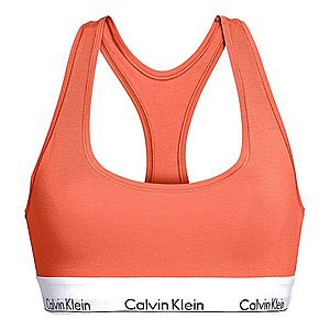 CALVIN KLEIN - Bralette Cotton Stretch oranžová-XS vyobraziť