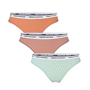 TOMMY HILFIGER - 3PACK Essentials color dots dámske bikini-XS vyobraziť