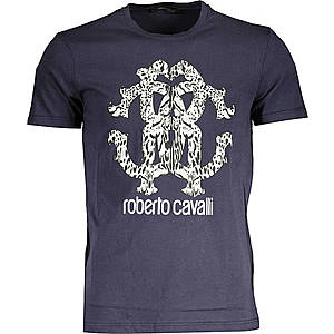 Roberto Cavalli pánske tričko Farba: Modrá, Veľkosť: M vyobraziť