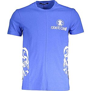 Roberto Cavalli pánske tričko Farba: Modrá, Veľkosť: S vyobraziť