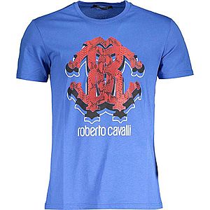 Roberto Cavalli pánske tričko Farba: Modrá, Veľkosť: S vyobraziť