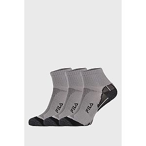 3 PACK sivých ponožiek FILA Multisport vyobraziť