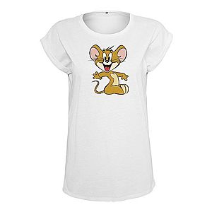 Merchcode Tričko 'Tom & Jerry Mouse' biela vyobraziť