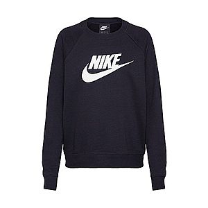 Nike Sportswear Mikina 'Essntl' čierna / biela vyobraziť