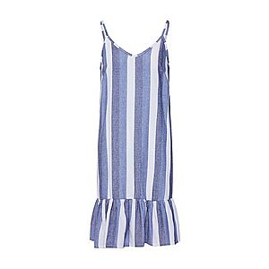 SISTERS POINT Letné šaty 'CAROL' modrá / biela vyobraziť