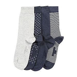 SCHIESSER Ponožky modrá / sivá vyobraziť