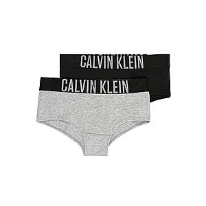 Calvin Klein Underwear Nohavičky '2 PACK SHORTY' sivá / čierna vyobraziť