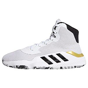 ADIDAS PERFORMANCE Športová obuv 'Pro Bounce 2019' čierna / biela / zlatá vyobraziť
