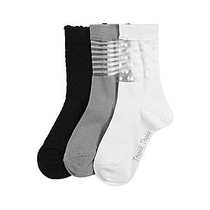 ThokkThokk Ponožky biela / čierna / sivá vyobraziť