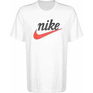 Nike Sportswear Tričko 'Heritage' biela / čierna vyobraziť