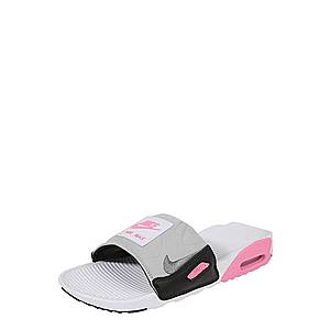 Nike Sportswear Šľapky 'NIKE AIR MAX 90 SLIDE' ružová / sivá / biela vyobraziť
