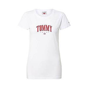 Tommy Jeans Tričko 'TJW TOMMY SCRIPT TEE' biela / červené vyobraziť