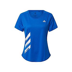 ADIDAS PERFORMANCE Funkčné tričko 'RUN IT TEE 3S W' modré / biela vyobraziť