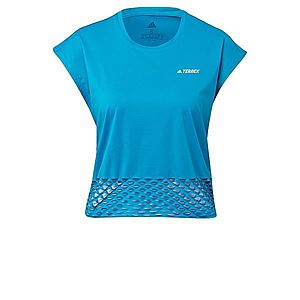 ADIDAS PERFORMANCE Funkčné tričko 'Terrex Agravic' striebornosivá / modrá vyobraziť
