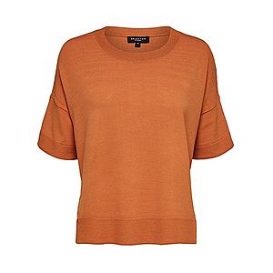 SELECTED FEMME Tričko oranžová vyobraziť