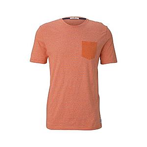 TOM TAILOR Tričko béžová / oranžová vyobraziť