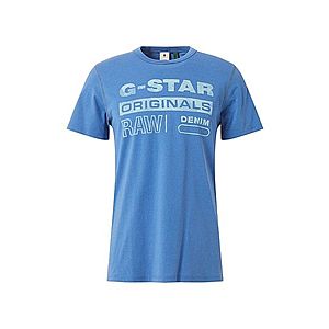 G-Star RAW Tričko 'Originals Water' žltá / dymovo modrá vyobraziť