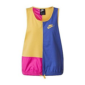 Nike Sportswear Top fialová / ružová / žltá vyobraziť