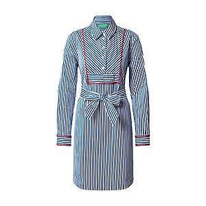 UNITED COLORS OF BENETTON Košeľové šaty modrá denim vyobraziť